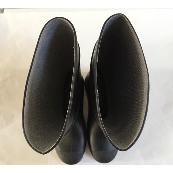 Servus Rubber Black Rain Muck Boots Mens Sz 8 Womens Size 10 Unisex Made In USA - Picture 10 of 11